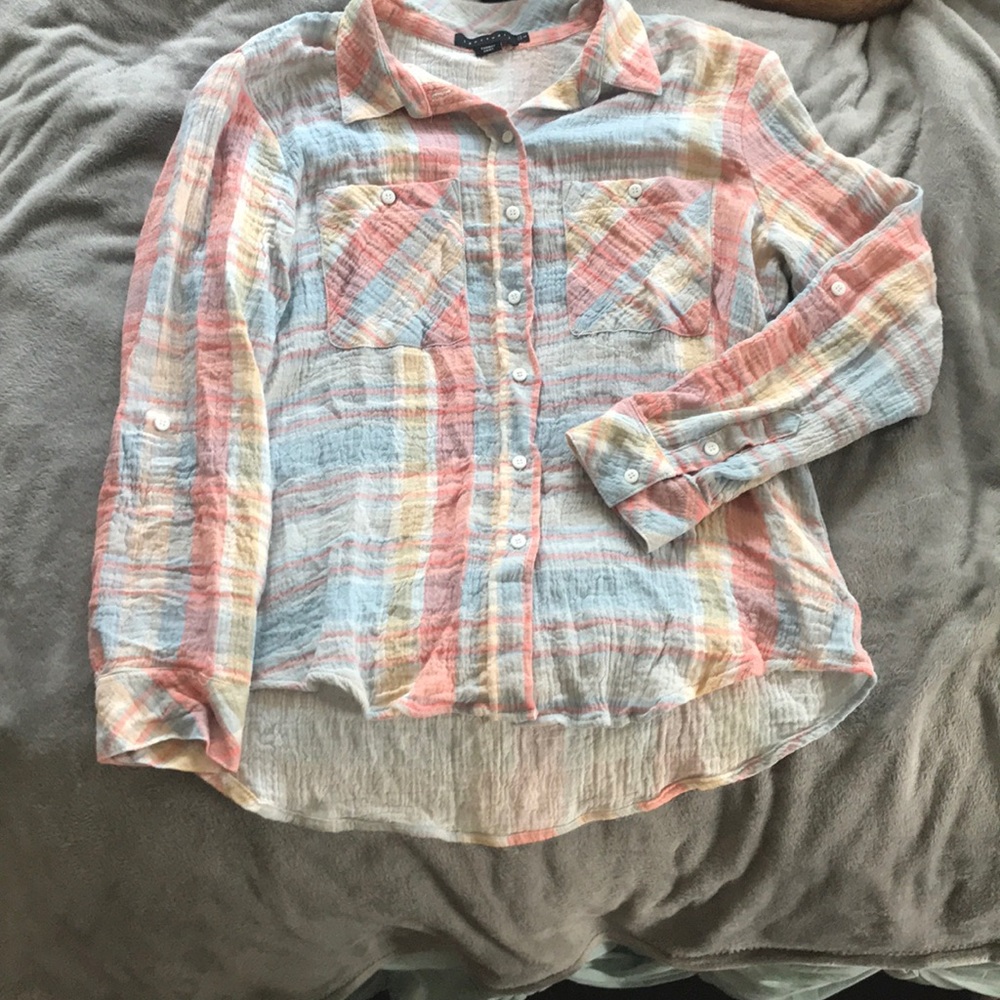 Linen button down shirt